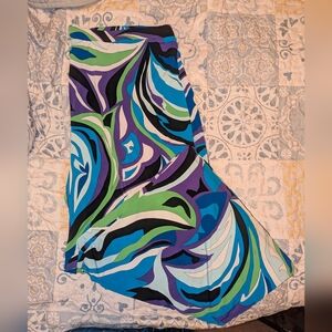 Colorful Abstract Flowy Pants